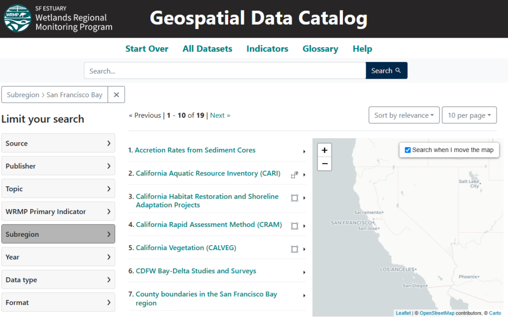 Geospatial Data Catalog